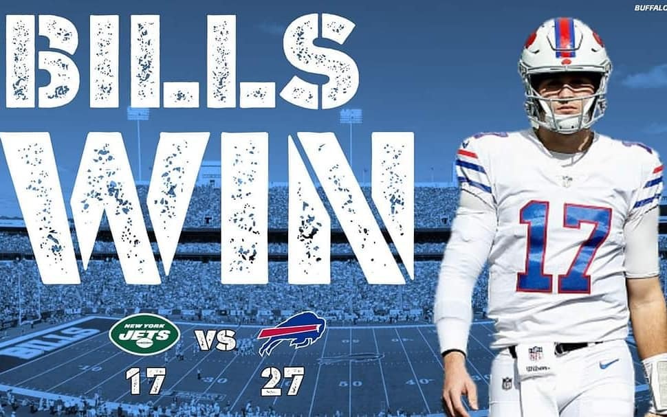 ArlenesCostumes's tweet photo. THE BILLS WIN!! โค๏ธ๐๐ ๐
Our friends the @buffalobills have defeated the NY Jets 27 to 17!
#BuffaloBills #BillsStadium #NYJvsBUF #buffalony #onebuffalo #billevard #LetsGoBuffalo #BillsMafia #football #NFL #billswin https://t.co/jZkM1G4VDC https://t.co/sWcSrZbvXk