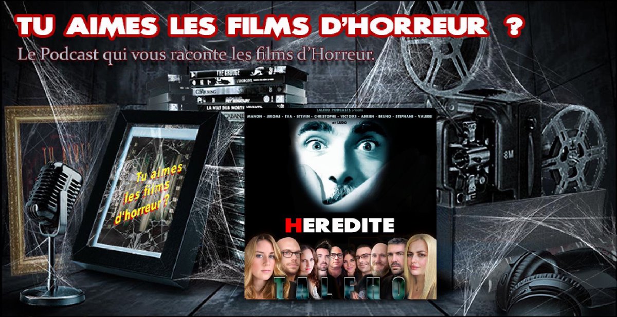 talfho's tweet photo. 🕷Nouvel épisode,🎬📽🔪😵
💀Sur @DeezerFR :⤵️
🎤https://t.co/QN2ybqsHrR
🧛🏻♂️Sur @iTunes :⤵️
🎤https://t.co/RPjtU3iGHn
👻Sur @podCloud :⤵️
🎤https://t.co/xESaDUgGAJ
🎃Sur @Spotify :⤵️
🎤https://t.co/0htFgKSGcM
😱Sur notre site: ⤵️
🎤https://t.co/opoy8BE9Hf
#heredite https://t.co/G0bw9DXFij