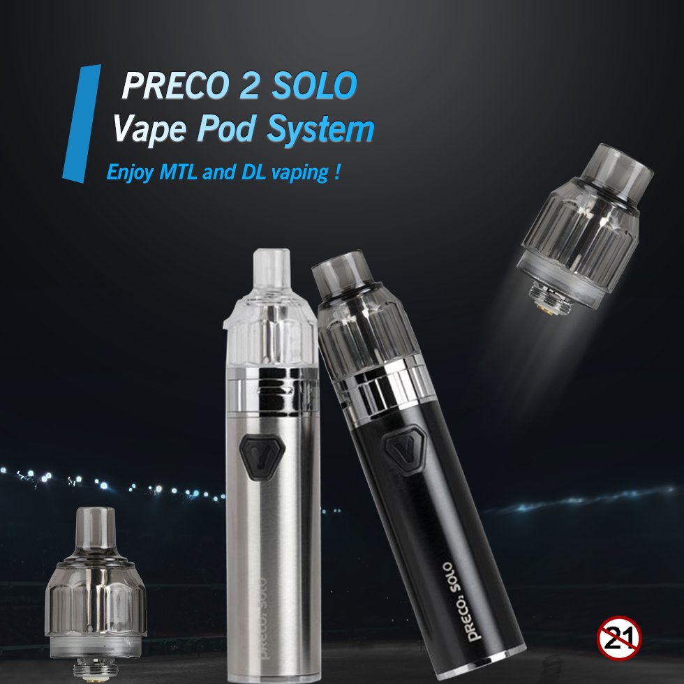 vlitvape's tweet photo. Offering a flexibility of being a TANK or POD to support 510 Box Mods and the Preco 2 Solo 😤
🔥 VLITVAPE Preco 2 MTL &amp; DTL
-
🌐 https://t.co/LciKLgKJkM
~
#vlitvape #preco2dtl #preco2mtl #preco2solo
#vape #vapelife #vapenation https://t.co/ke3QkVga26