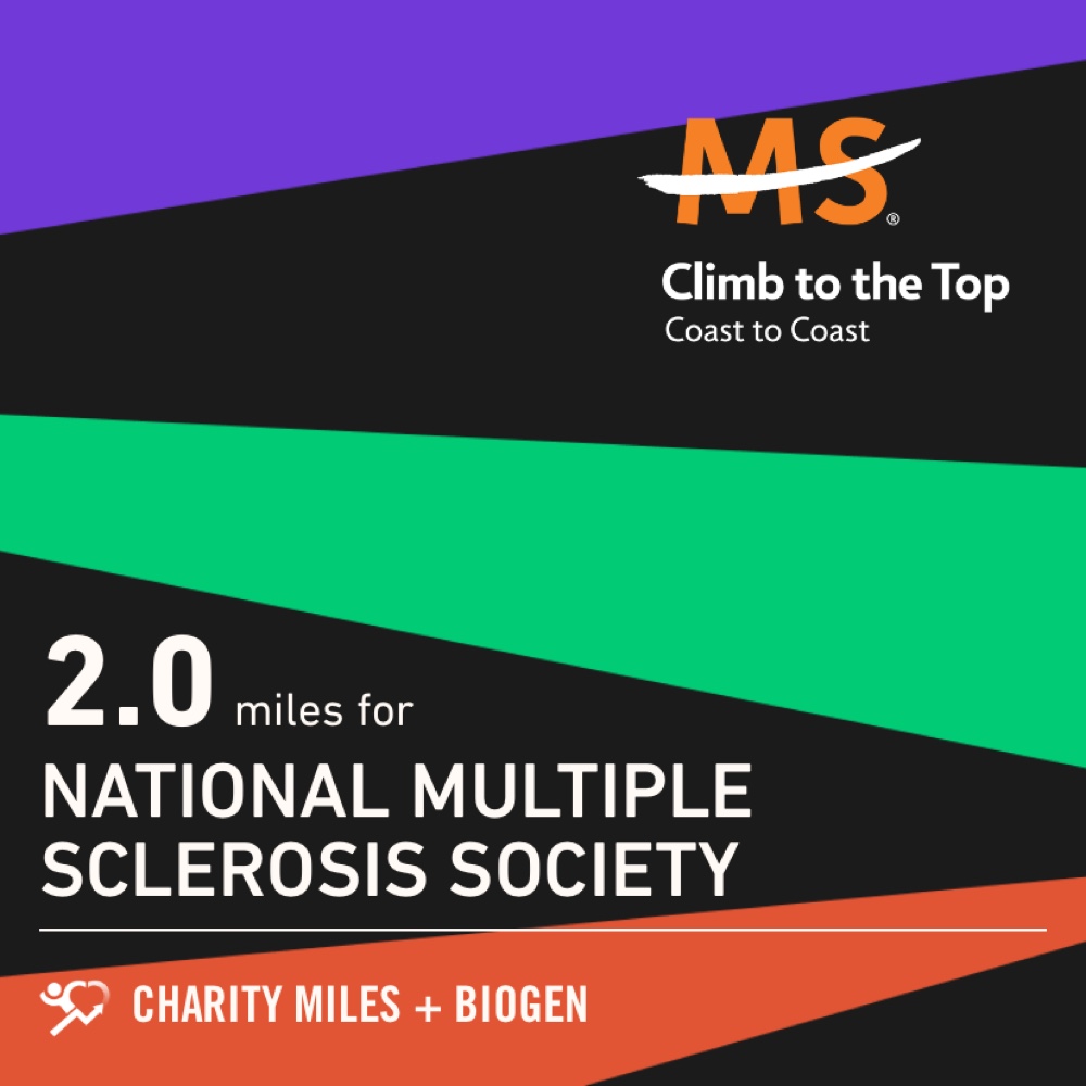 nikkisz's tweet image. 2.0 @CharityMiles for @mssociety. #ClimbToTheTop