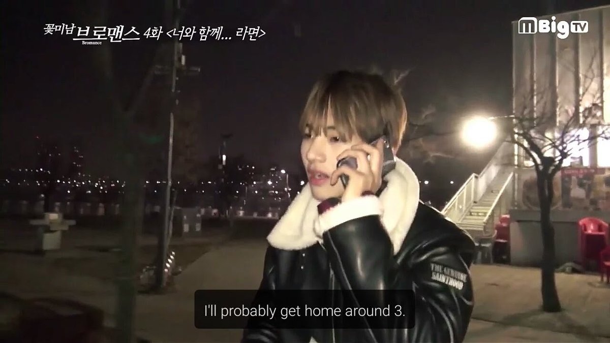 Kook called Tae when he was filming “flower bromance” with Minjae to ask when he will be back home. He sounded a little bit worried. Remember what members said about JK? it's rare for him to call anyone or answer their messages.