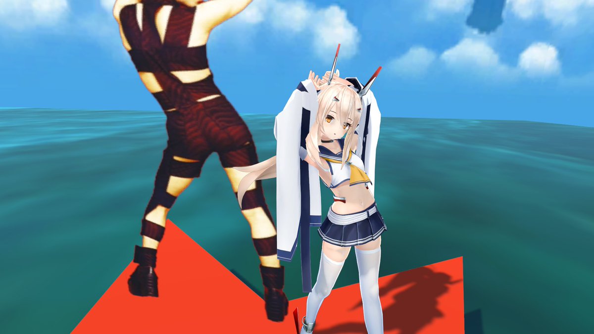 アズレン 生足魅惑のマーメイド アズールレーン アズレン3周年 Vrchat たえちゃんのイラスト