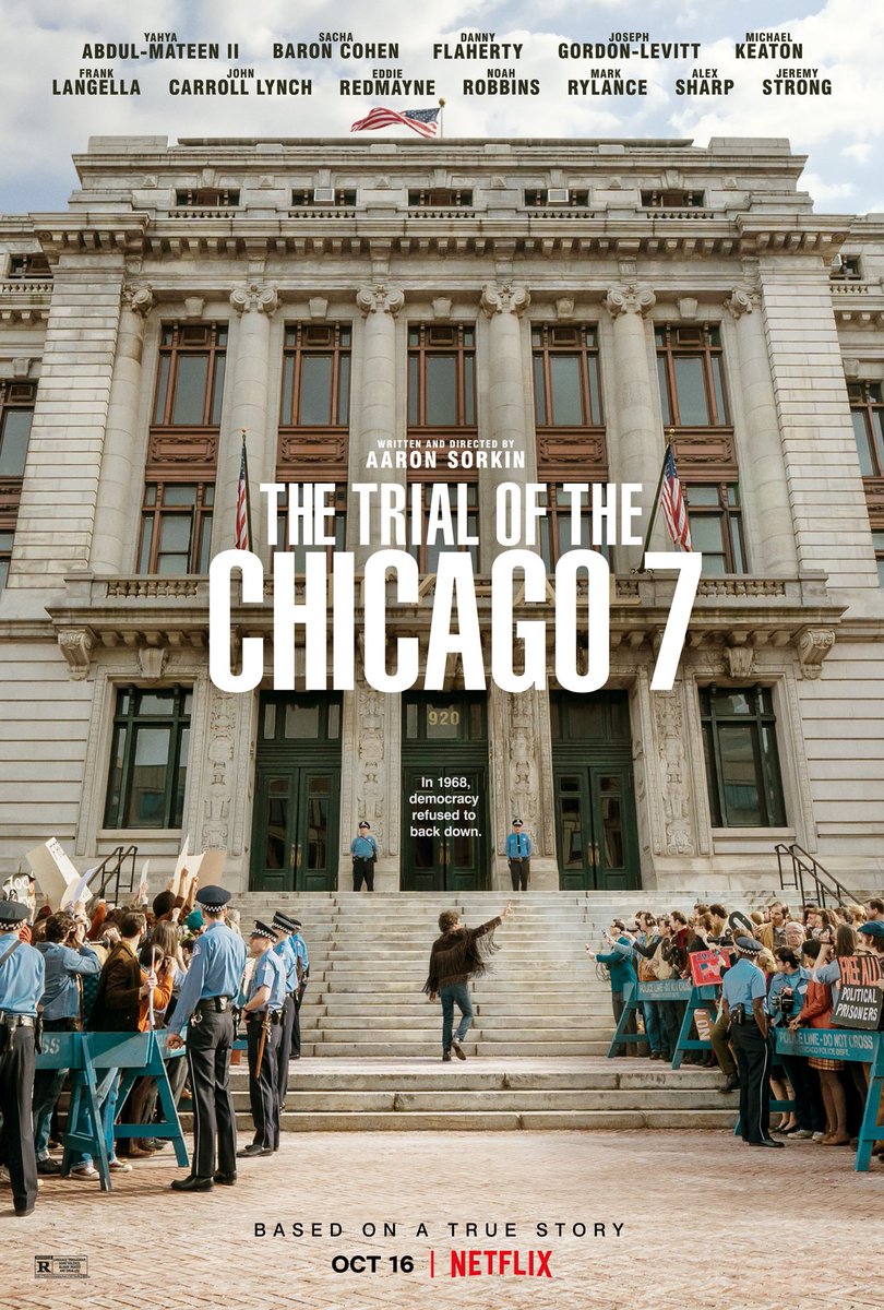 영화 THE TRIAL OF THE CHICAGO 7 트라이얼 오브 더 시카고 7 포스터 & 에디 레드메인 스틸컷Post übersetzen
