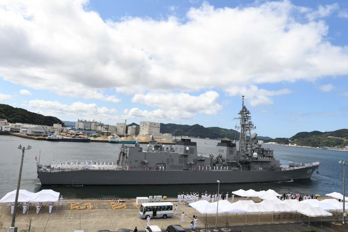 防衛省 海上自衛隊 9月13日 護衛艦 ありあけ 艦長 2等海佐 江澤 斎高 は ソマリア沖 アデン湾における派遣海賊対処行動水上部隊 第37次隊 として 佐世保を出港しました いってらっしゃい 防衛省 海上自衛隊 9月13日 護衛艦 ありあけ 艦長 2等海佐 江澤 斎高 は ソマリア沖 アデン湾における派遣海賊対処行動水上部隊 第37次隊 として 佐世保を出港しました いってらっしゃい