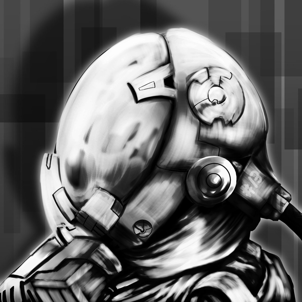 Shiki 今日のスナック感覚サイバーパンク イラスト 絵描きさんと繋がりたい イラスト好きな人と繋がりたい オリジナル キャラクターデザイン Sf