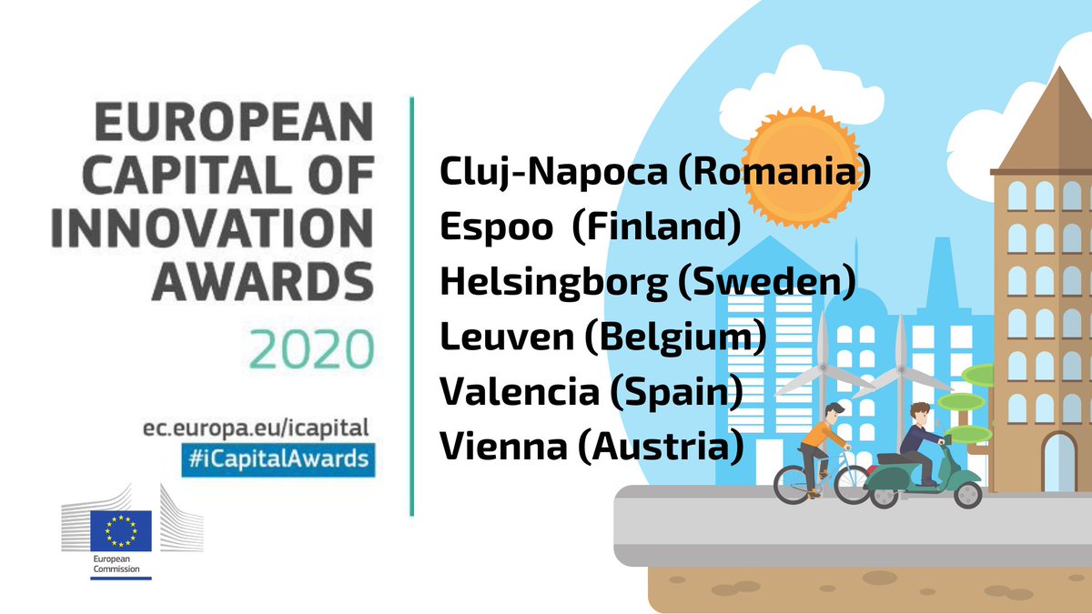 ItTransilvania's tweet photo. Clusters+cities+innovation=❤️
Two of the finalist cities (#ClujNapoca & #Valencia) in the race for the title of #iCapitalAwards have given in the last two years two #clustermanagers of the year very involved in the development of their cities:
@biancamuntean & @BiancaDragomirD https://t.co/P3njddniIc
