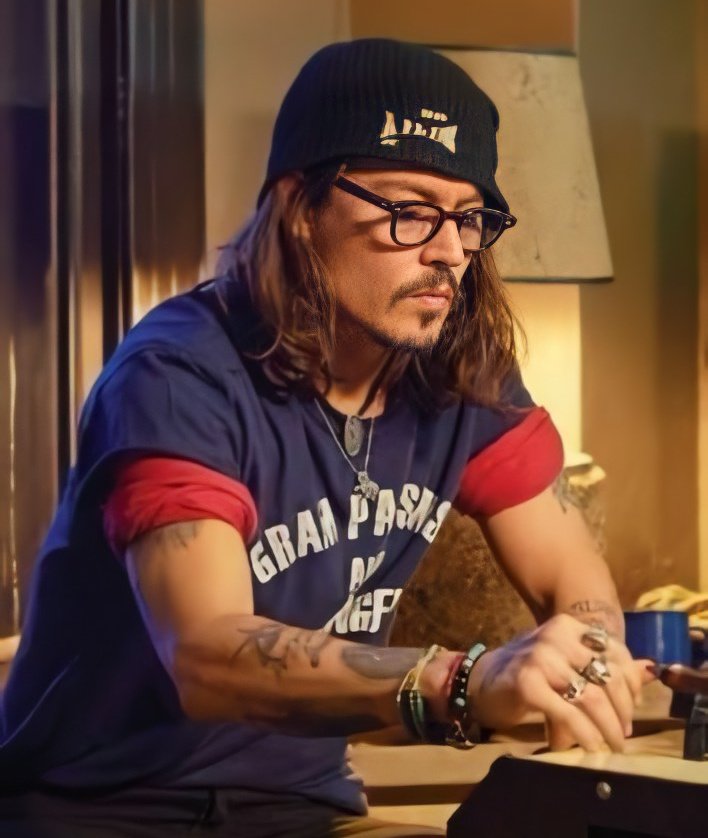 Johnny Depp as my extensive nail polish collection because it& #39;s a way for me to combine my two favourite things: a thread