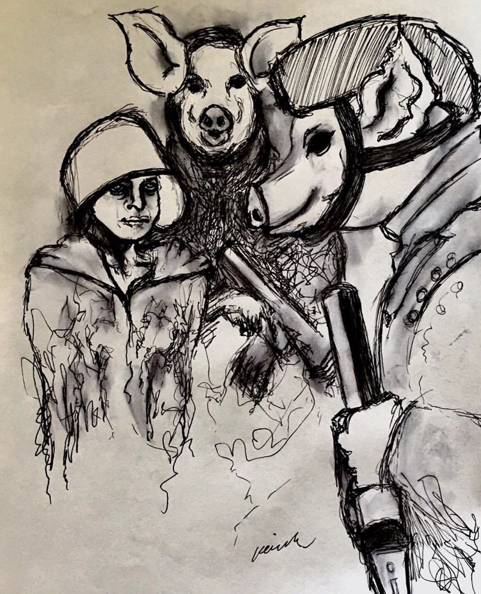 Subconstudios's tweet photo. Some of my earlier scribbles #artshare #AmongUs #subconstudios #collection #artwork #gothic #ink #pen #soulsucker #gayartwork #artistoninstagram #artistsontwitter #artist #sketch #piggys https://t.co/5etBQwbvz3