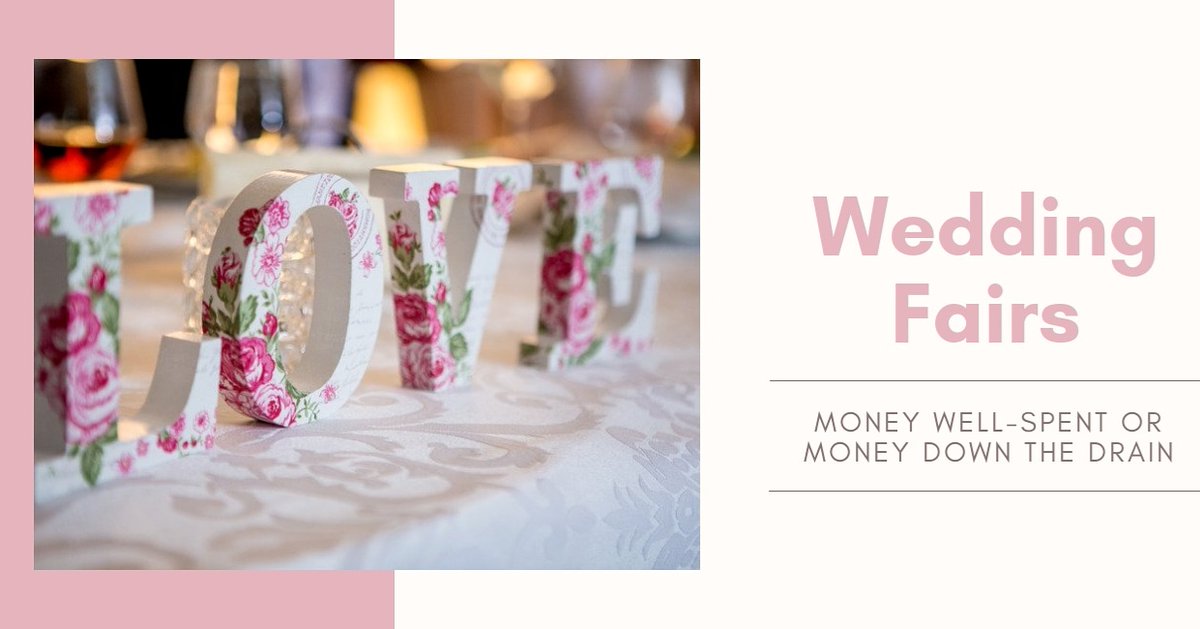 Part 1 of our exhibiting at wedding fairs series is on the blog now. Are they money well-spent or money down the drain? bit.ly/33pdjAW #beseenbybrides