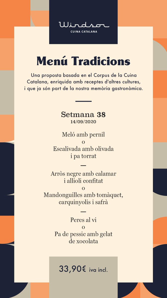 Aquesta setmana a <a href="/Windsorbcn/">Restaurant Windsor</a> ...