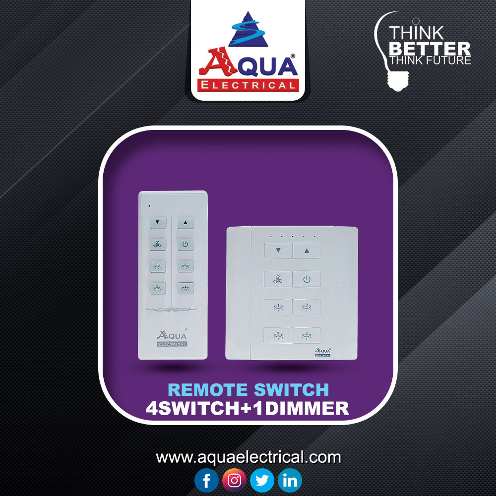 AQUAELECTRICAL's tweet image. Aqua Electricals' Remote Switches have definitely made life easier and smart.

#AquaElectricals #RemoteSwitches #Convenience #Comfort #Lifestyle #SmartGeneration #SmartLiving #2Lights #1Fan
