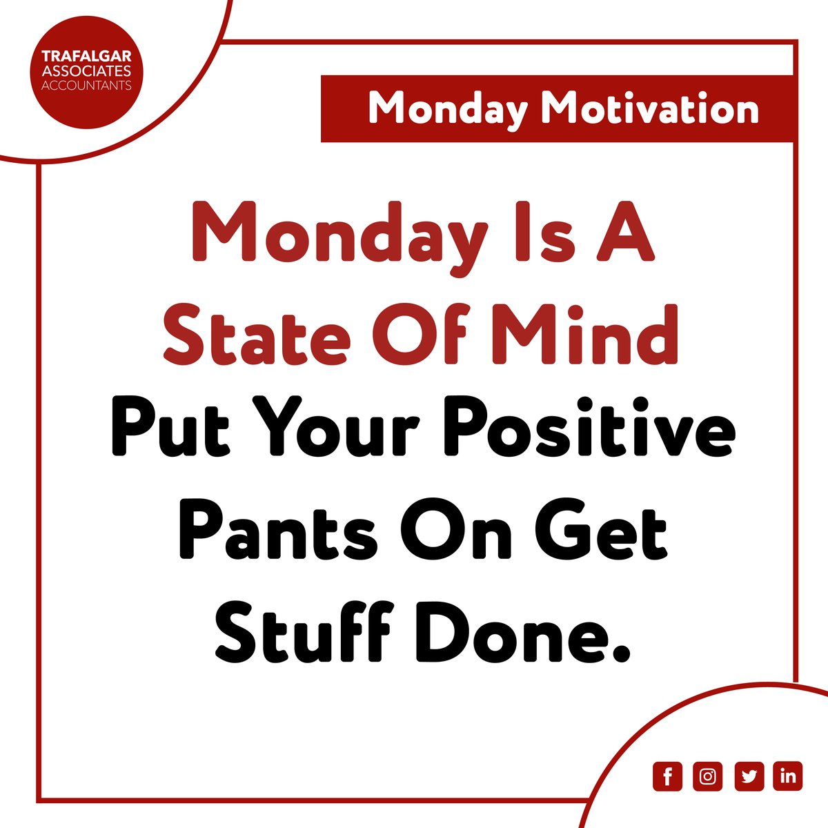 #MondayMotivation 

What Are You Going To Get Done Today? 

<a href="/thebestofbury/">thebestofbury</a>

#Accountancy #BookKeeping #Payroll #Bury #Covid19 #NewNorm