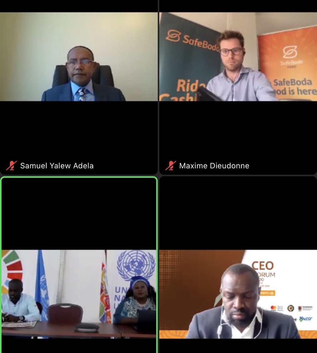 ceosummituganda's tweet photo. We would like to send a heartfelt thank you to our panelists, partners and forum attendees for making the #CEOForum2020 virtual event a success! https://t.co/fP7XhAXPnO