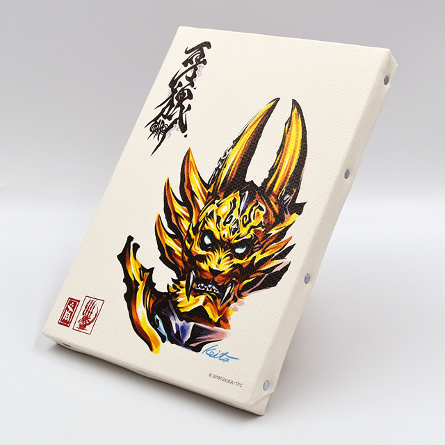 牙狼 Garo ショップ 牙狼ショップ 商品紹介 牙狼 Garo キャンバスアートシリーズ ガロ2種 ゼロ ダン クロウの全5種類 雨宮慶太 監督が描いた人気キャラクター達のイラストのキャンバスアートです サイズ Smサイズ 素材 木材 帆布