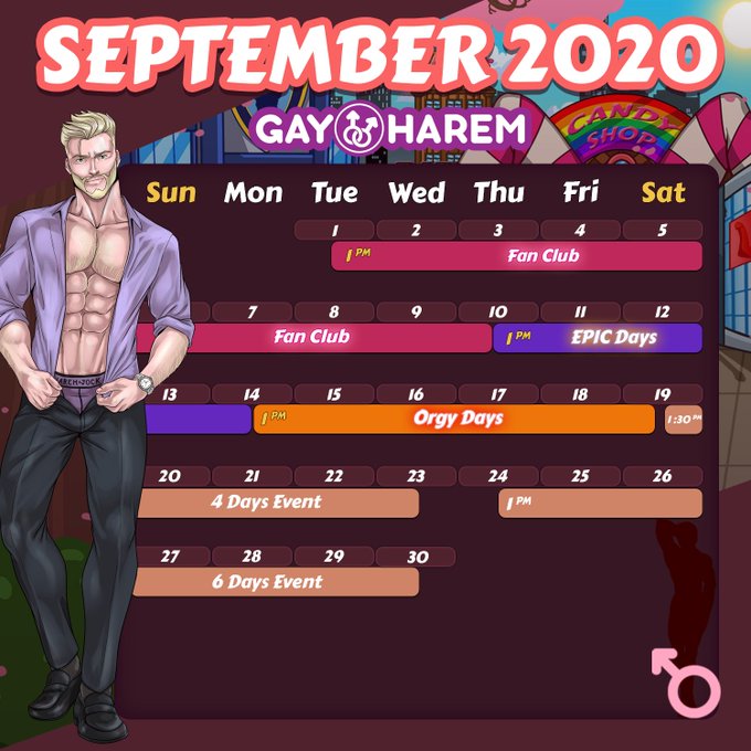It's starting later today... you better be ready, heroes! ??
#gay #gayharem #harem #haremking #hentai