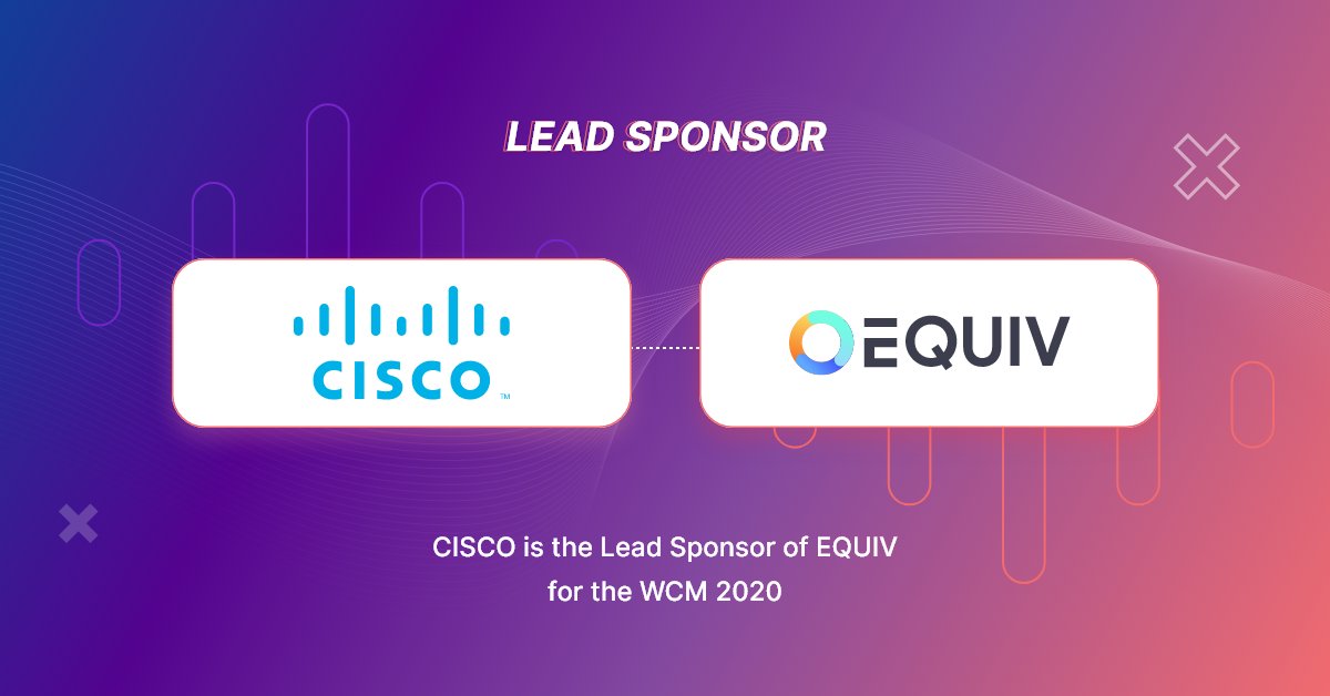 We are very excited to announce our Lead Sponsor Cisco - one of the great organizations to work for and grow, grab your seat for the career fair NOW! 
Apply Here- Link-
equiv.in/events/flagshi…