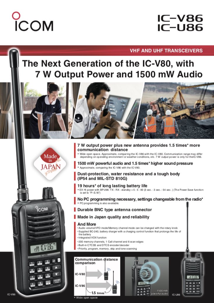 lewatradio's tweet image. Lebih jauh dari pendahulunya boscuu...😊 #sewaHT #icom #7watt #sewaHTmakassar di #lewatradio #eo #wo #icomv86 #event #vendor #alatkomunikasi #crew #stage #infomakassar #eventmakassar #eventproduction