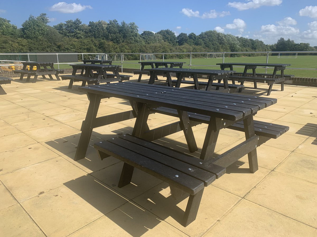 If you’re struggling to spray clean a timber bench, picnic table or fence how about trying one made from recycled plastic. 
#recycled