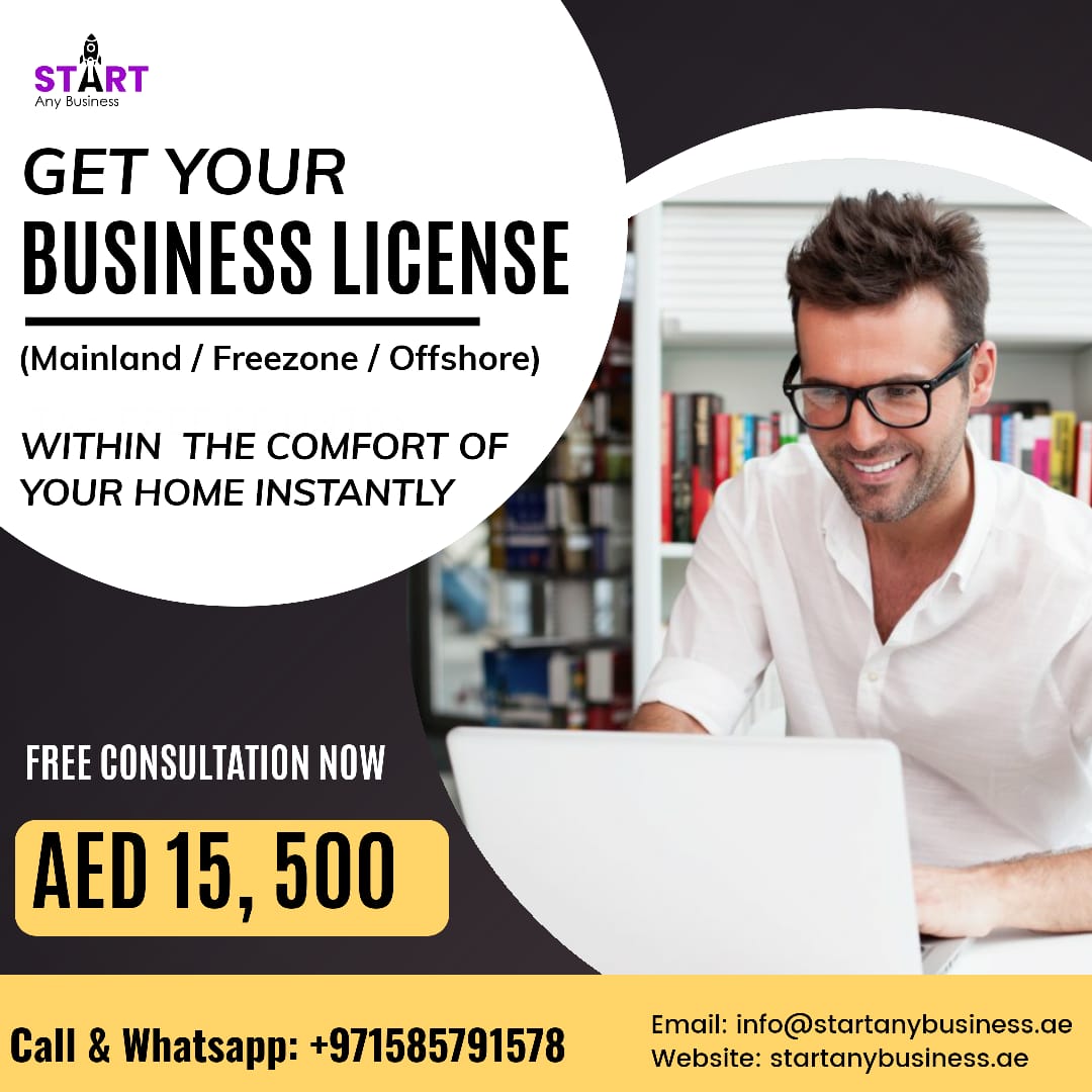 startanybusines's tweet photo. Get Your Business License without any hassle within the comfort of your home instantly only at AED 15,500.
https://t.co/CjYMpULFNs
#startanybusiness #businesslicense #businessneed
#businesslicensedubai #businesslicenseuae
#businessessential #dubai #uae #picoftheday https://t.co/NYqGfHvTXf