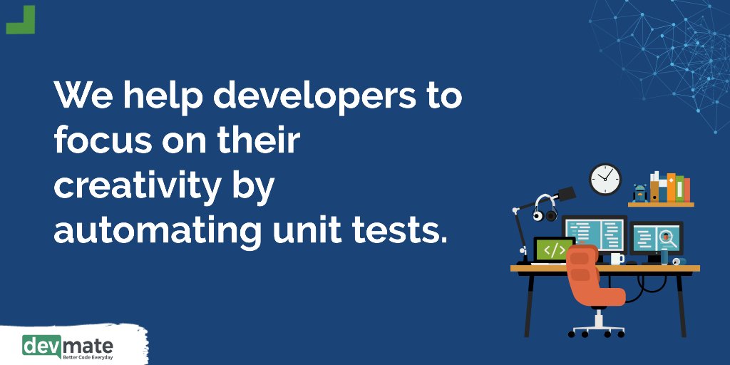 devmateSoftware's tweet image. Test devmate for free:
freetrial.devmate.software

#devmate #unittesting #programming #softwareengineering #softwaredeveloper #coding #bettercode #developers #softwarequality #automatedsoftwaretesting #cleancode
