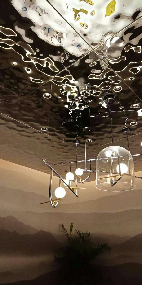 tonylee1994's tweet image. reflective ceiling / interior design

#waterreflection #reflectiveceiling #interiordesign #wallcladding #sheetmetal