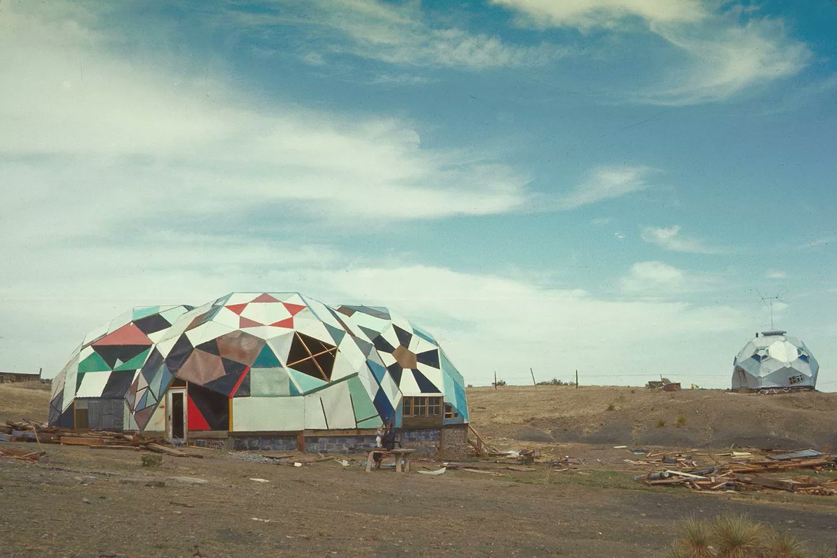 There's no coffee table book of photographs of 1970s commune members standing in front of their recently completed geodesic domes. Disappointing.