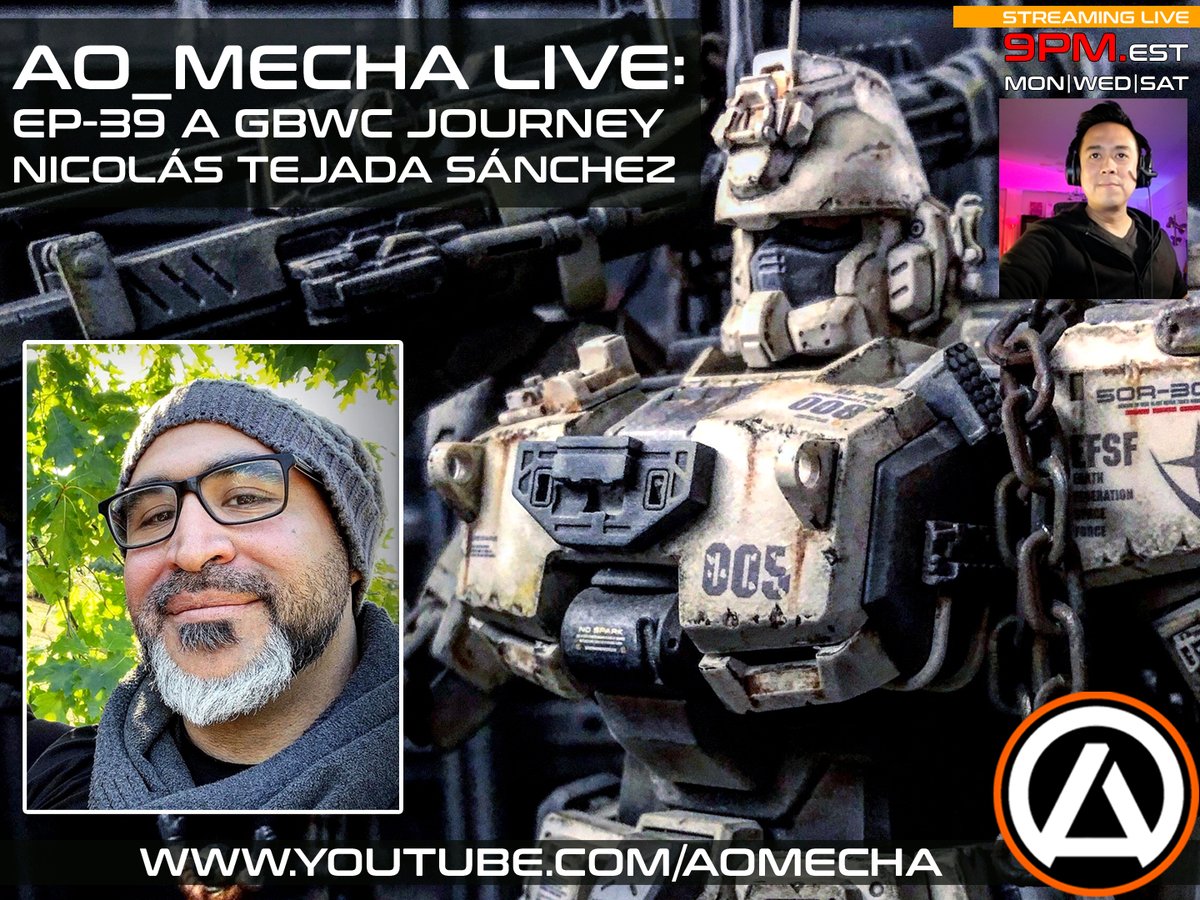 ao_mecha's tweet photo. I did a featured show with Nicolas - winner of GBWC 2019 for Canada. Please come check out the vid! https://t.co/NSM0D1O23M

#featured #show #guest #gundam #mecha #tutorials #interviews #artist https://t.co/ehO0nfZrU2