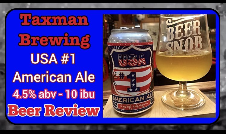 ThisGuyJay73's tweet photo. My latest beer review USA #1 American Ale - Taxman Brewing https://t.co/f27IovJk4X via @YouTube #beertime #beeroclock #beertuber #beerreview #beer #drinks #craftbeer #indianacraftbeer #BeerMenus #Review #ale #USA #youtuber #YouTube #youtubechannel #YouTubeOriginals #YouTubeVideo https://t.co/Zr3UJVkUdX