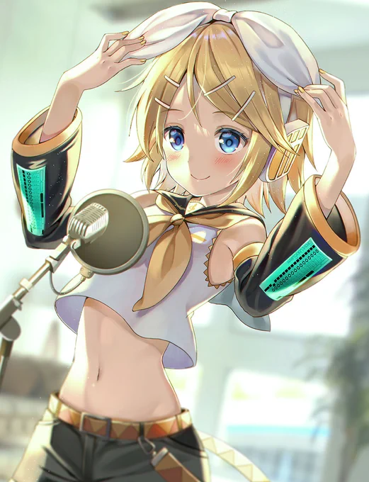 レコーディング後にリンちゃんをいっぱい褒めてみた 