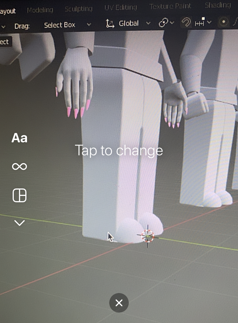 Roblox3D's tweet image. Pink Nails 💅 @Roblox @robloxdevrel #UGCroblox #RobloxDev