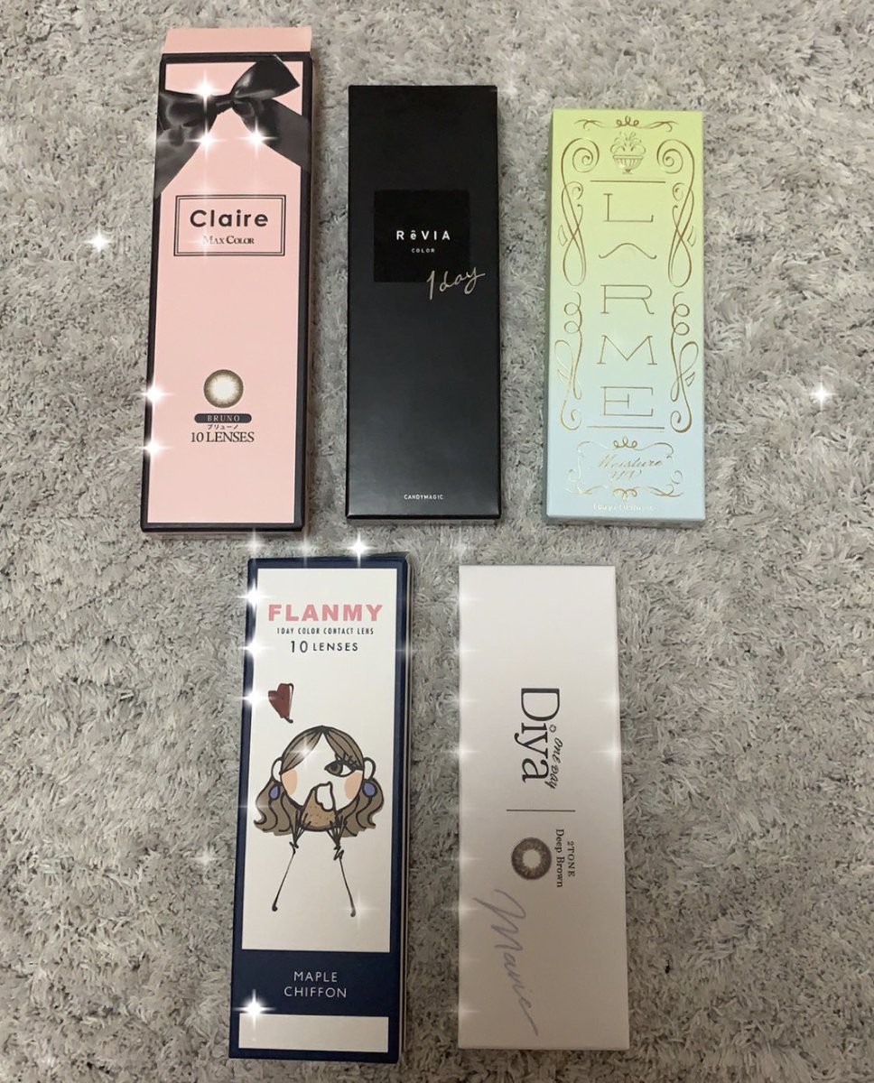 nako0219's tweet photo. ①クレア　ブリューノ
②ラルム　ハニースウィート
③レヴィア　シアーセーブル
④フランミー　メープルシフォン
⑤ダイヤ　ディープブラウン

画像よく読んでください🙇‍♀️
リプ、DMお待ちしております👀♥️

#カラコン譲ります
#カラコン売ります
#カラコン取引
#カラコン求めてます
#カラコン https://t.co/QISEgZZLX0