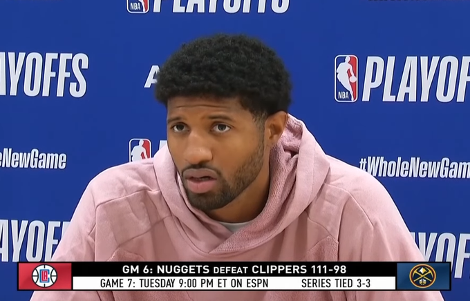 嘴硬！金塊 3-3 快艇之後，喬治：我們依然掌握主動權，沒有慌！-黑特籃球-NBA新聞影音圖片分享社區