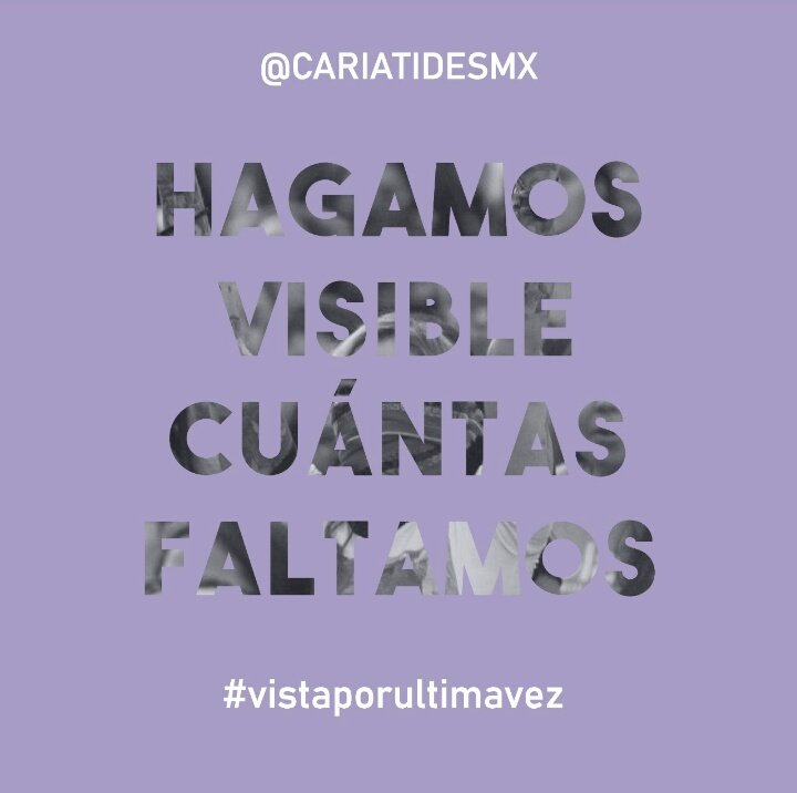 cariatidesmx's tweet photo. Hoy se marcaron puntos donde muchas mujeres fueron vistas por última vez. 

Hagamos visible cuántas nos faltan. 

No olvidamos 💜

#VistaPorÚltimaVez https://t.co/UKivDWppzE
