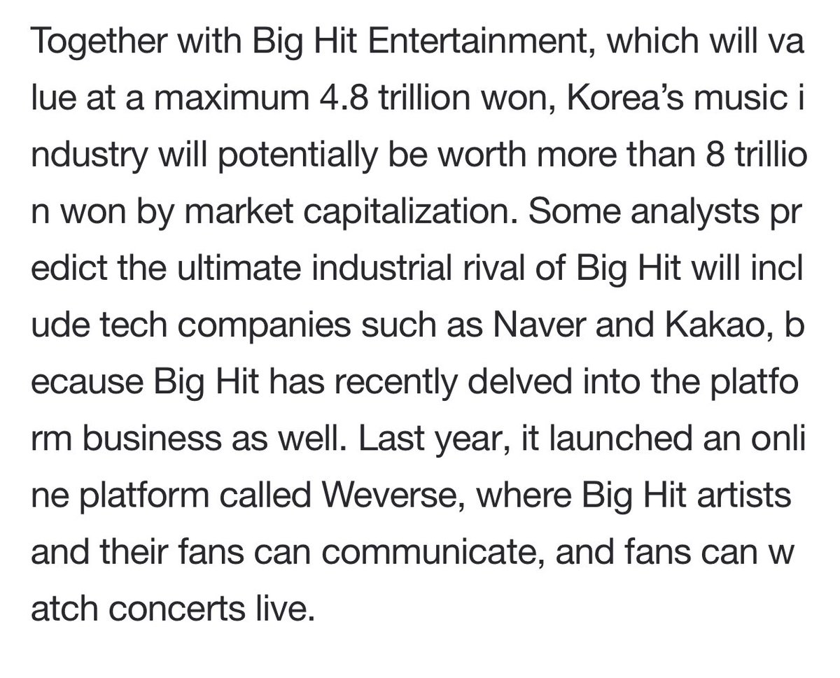 I actually think one of BH’s biggest assets (besides BTS and the other artists ofc) is their operational knowledge on organizing world tours and concerts like BangBangCon. There aren’t many companies around the world that can do that. So, if BH offers this to other artists,++