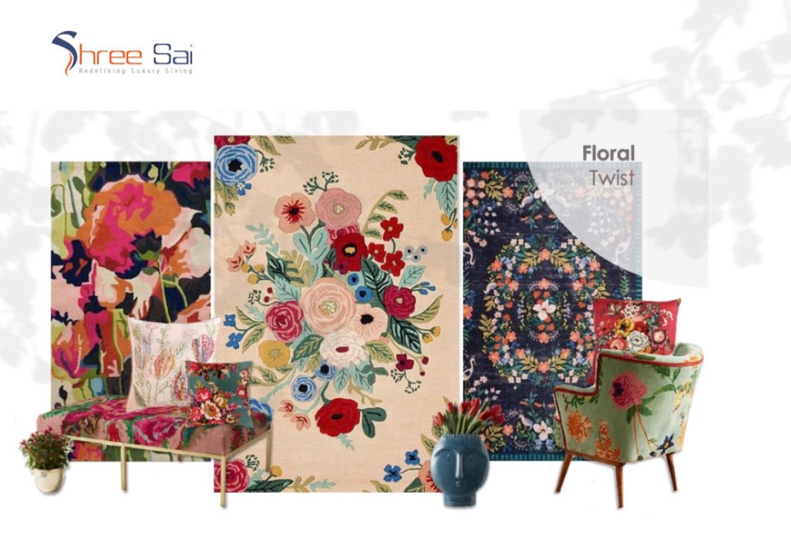 Shreesaiintl1's tweet photo. Floral Twist- Our New Collection
 “If we could see the miracle of a single flower clearly our whole life would change.” – Buddha
Connect to know more

 #handmaderugs #rugs #artisans #carpets #floraldesign https://t.co/ZiH1LNfNGN