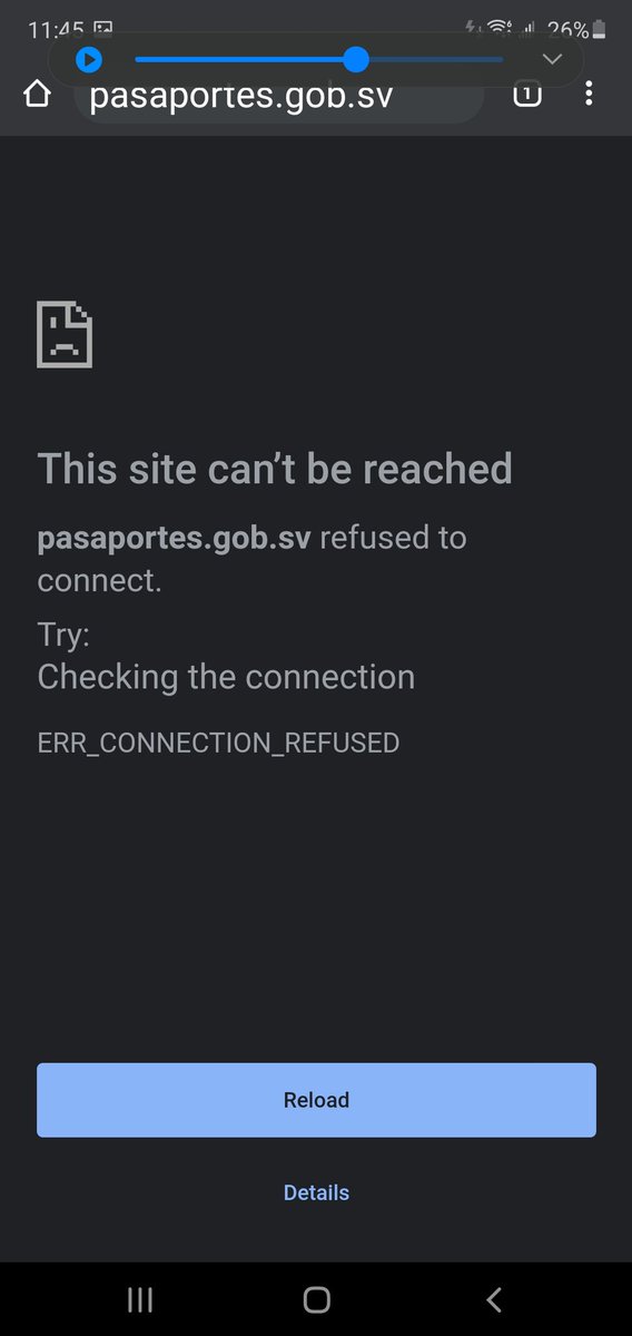 launionDC's tweet photo. @cancilleriasv la página de Internet no esta funcionando https://t.co/NQhICfIJua