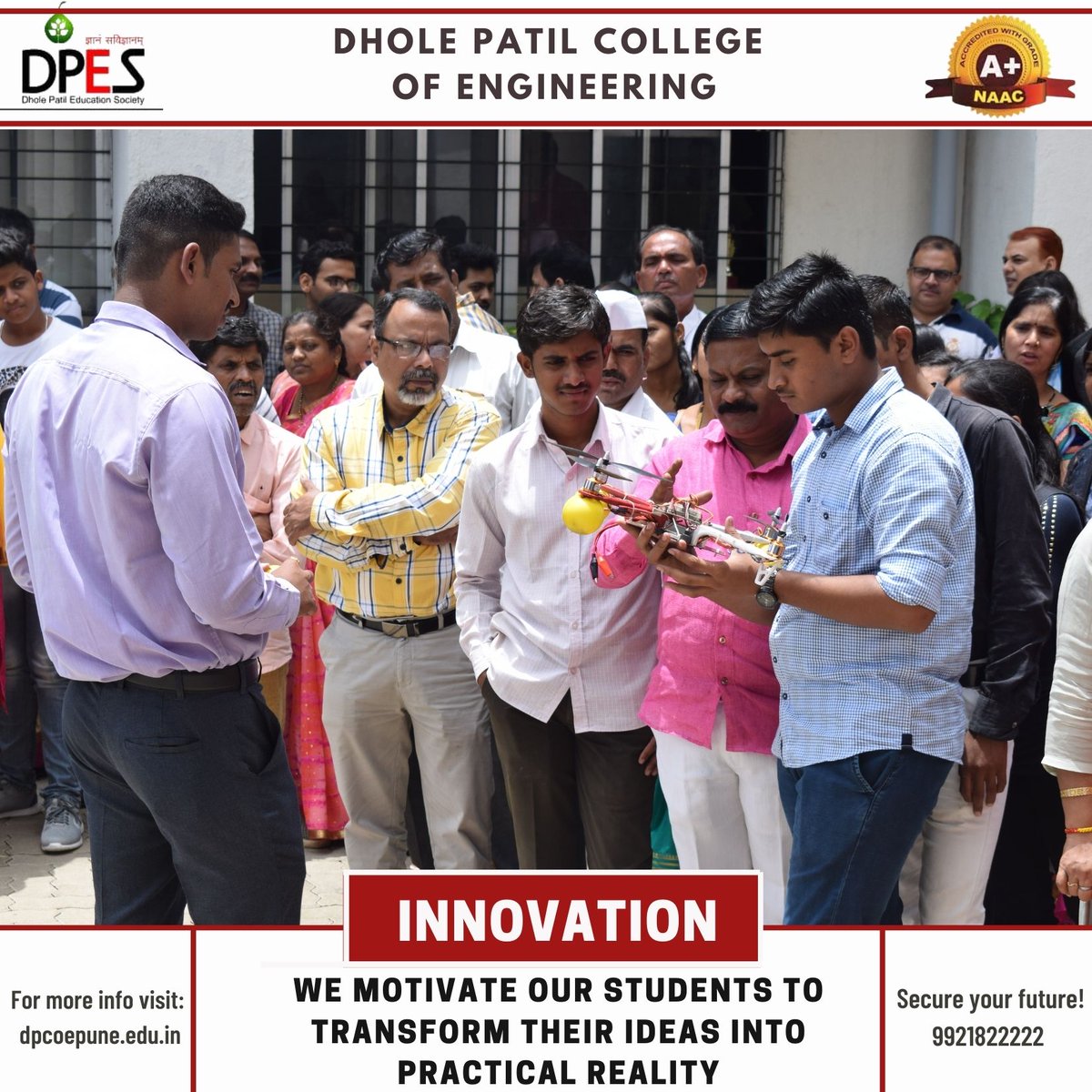 dpcoepune's tweet photo. We at DPCOE, motivate our student's to transform their ideas into practical reality. Secure your future with us!
For more details, visit: https://t.co/ipR4TKuPxI or call: 9921822222
#dpcoe #dpespune #engineering #EngineeringCollege #punecolleges #Admissionenquiry #admission2020 https://t.co/C4GMszVblX