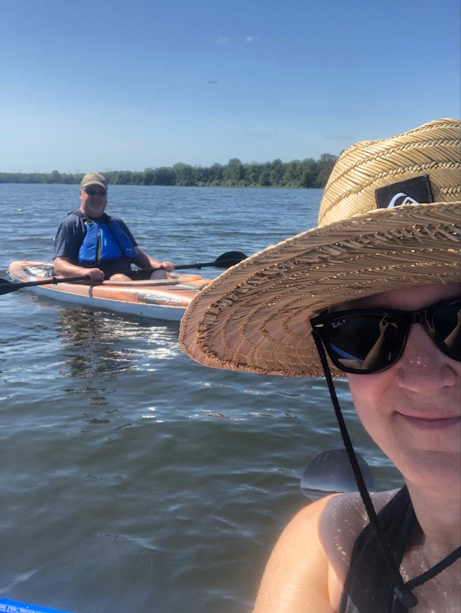 It was a wonderful morning with my lovely wife.  The weather was perfect for a good long paddle to the far end of the lake and back.  Great way to reset you mind!  #SundayMotivation #PeaceofMind