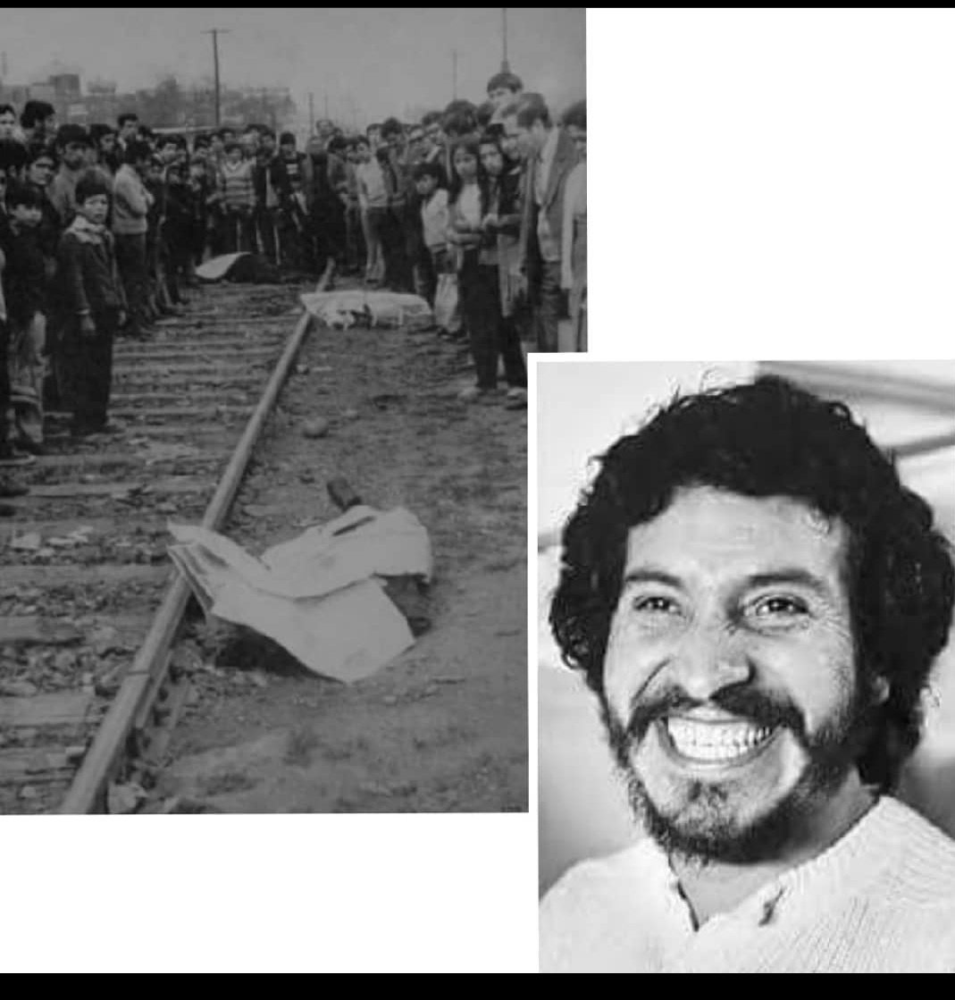 pchile_web's tweet photo. 🔴Detenido un 13 septiembre de 1973 sue cuerpo fue encontrado el 16 de Semptiembre con 44 impactos de bala, 2 en la cabeza, 16 en el pecho, 2 en elbrazo defecho,6 en el abdomen, 18 en las piernas, Asi Mataron A Victor Jara🌹 @FundVictorJara 🌹 https://t.co/a8o2zZQSOr