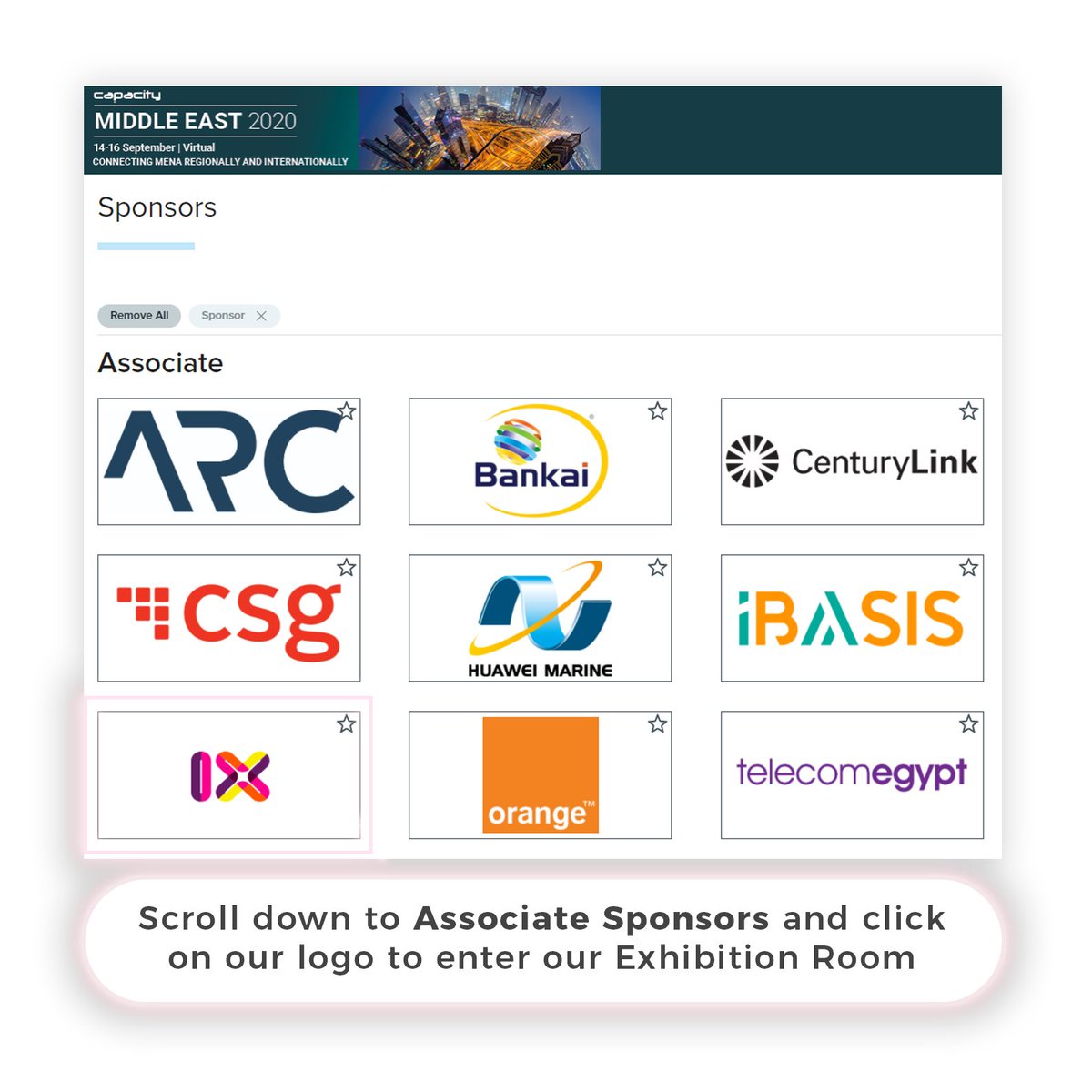 ixtelecom's tweet photo. WE CAN'T KEEP CALM! CAPACITY MIDDLE EAST KICKS OFF TODAY. Follow these easy steps and set up a meeting with IX and get on-board Borderless Connectivity!
.
@capacitymedia #ixtelecom #ixglobal #VirtualCapacityMiddleEast #KeepingTheWorldConnected https://t.co/r8X71pXB4s
