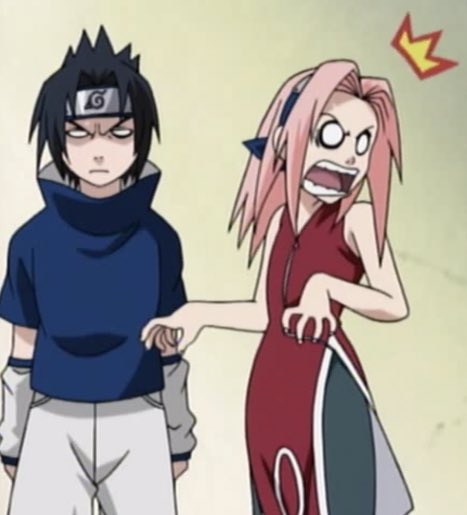 𝓜 ❀ ◓ on X: Sasuke and Sakura being Sasuke and Sakura   / X