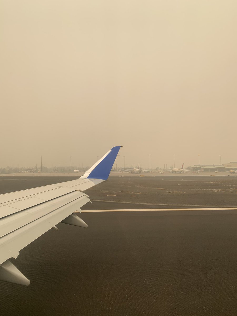 JasonOShell's tweet image. Landed in Bend, OR a bit earlier and the air quality still sucks! End of report
