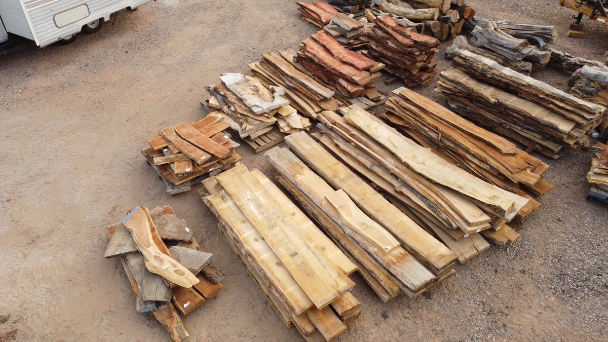 This weekend we moved all of our dry #wood back to my place. Time to revisit wood displays and protection..let me know if you need time #slabs and you’d like to help make room for the shop. #ash #silkyoak #osageorange #mesquite #indianrosewood #olive #paloverde #eucalyptus #pine