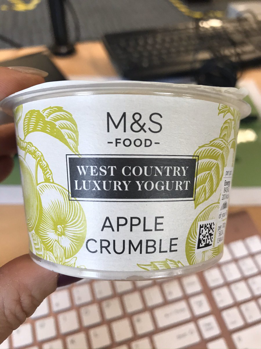 flinny77's tweet photo. Move aside apricot, I just found my new favourite flavour of yogurt! I’m off to @marksandspencer to buy more 😋 https://t.co/jlgYcEPDYx