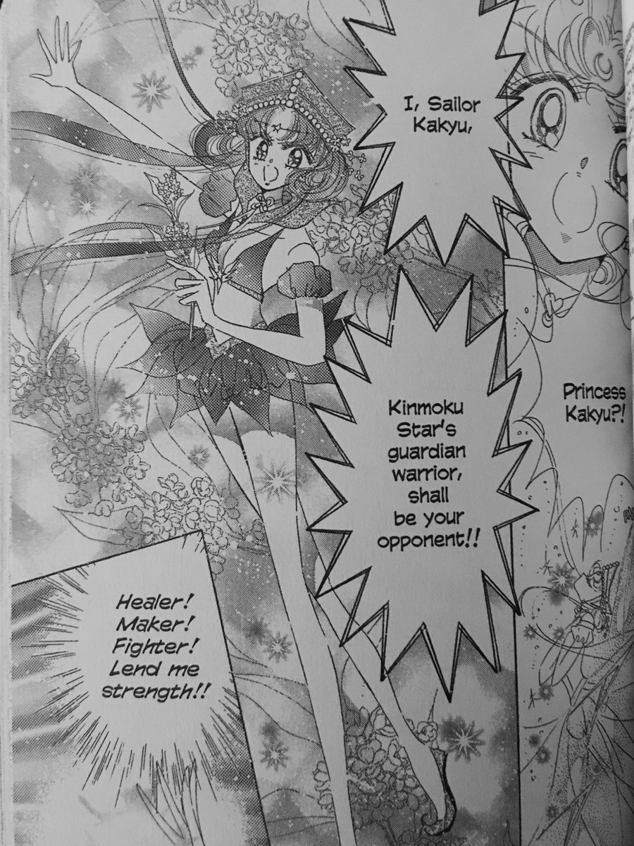 Ochan30's tweet photo. I need to explain a few differences in the manga. They did gradually kill off the Inners, Outers and the Starlights BUT Princess Kakyuu had a Sailor Guardian form, Chibi-Moon came back with the Amazoness Quartet in Guardian form.
#SailorMoon #SailorStars #Episode196 @DigiRanma https://t.co/ewPE77w8nG