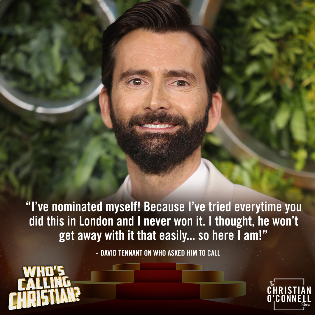 gold1043's tweet photo. Will @davidtennantcom's time finally come? Could he be crowned the winner of Who's Calling Christian 2020!
What a hilarious chat. LISTEN in full HERE: https://t.co/SHPMVQRDGZ
There's still time to get celebrities to #callchristian. Find out more: https://t.co/YONAm2KmBT https://t.co/PpRdK19rOv
