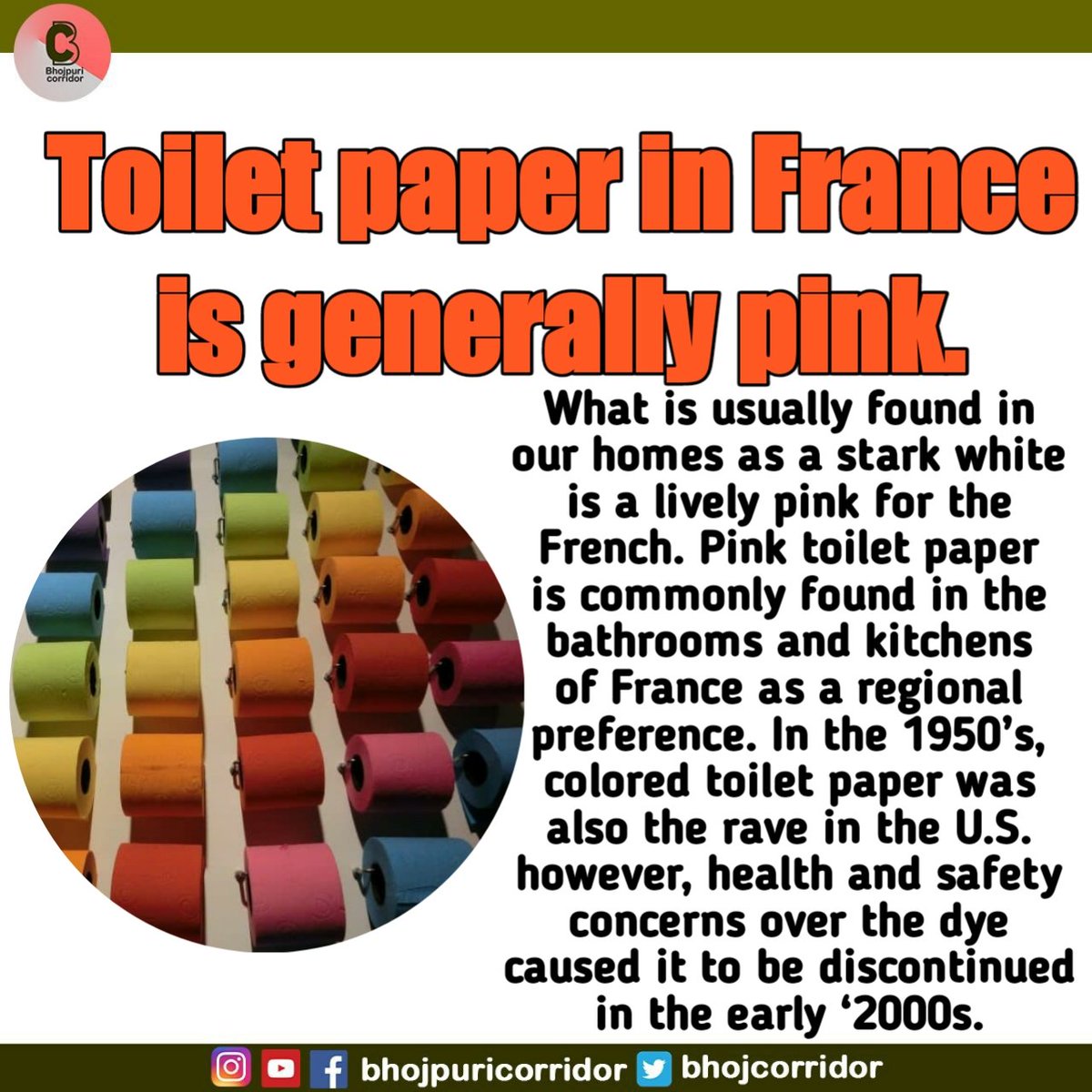 BhojCorridor's tweet photo. Fact of the Day !! 😎

#facts #fact #facts💯 #facts‼️ #factsoflife #factz #factz💯 #weirdfacts #funfact #funfacts #funny #crazyworld #Fact #Facts #FactCheck https://t.co/rm3rhLrO1A