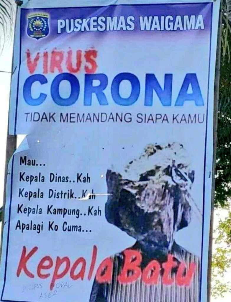 efenerr's tweet photo. copywriting juara dari Puskesmas Waigama.

itu sudah kaka! https://t.co/Ic9J4v354c