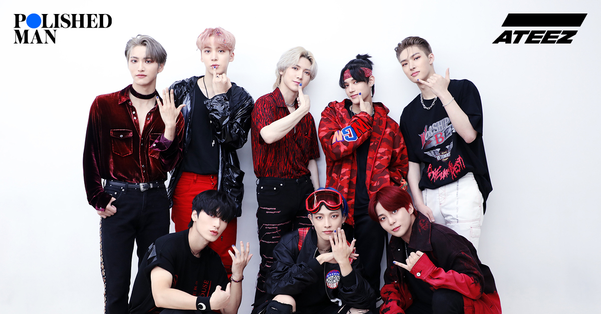polished_man's tweet photo. We are so excited and proud to announce that the international K-Pop group, @ATEEZofficial, are Polished Man ambassadors! Head to https://t.co/EtWDLmOBq5 to donate to their page and while you’re there don't forget to sign-up too💅 https://t.co/Gb7txSkpoD