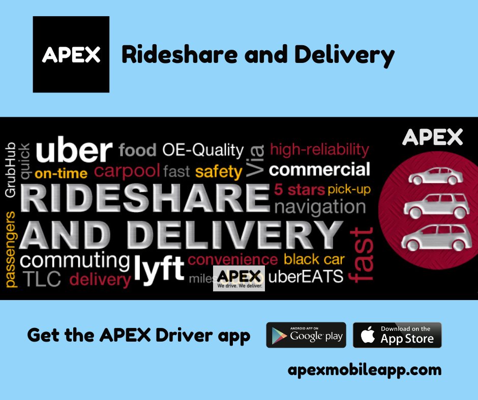 gigeconomyguy's tweet photo. Rideshare or Delivery?
It all depends on two factors: the car you drive and if you want to deal with people.
No matter what hustle you pick, you’re moving in the right direction.
Get APEX Driver app. https://t.co/V6jIyj3fxk
#apex #apexdriver #uber #lyft #doordash #grubhub https://t.co/zy1jcZwoQ0